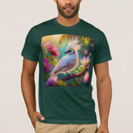 幼若鳥冠赤面羽ハトファンタジー鳥 Tシャツ