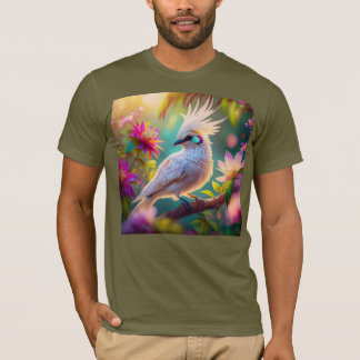 幼若鳥冠赤面羽ハトファンタジー鳥 Tシャツ