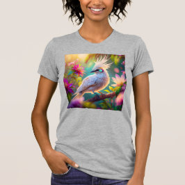幼若鳥冠赤面羽ハトファンタジー鳥 Tシャツ