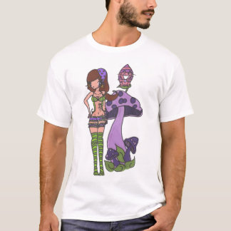 幼虫およびチェシャー Tシャツ