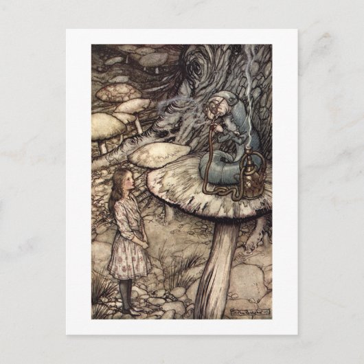 幼虫からのアドバイス ポストカード (正面)