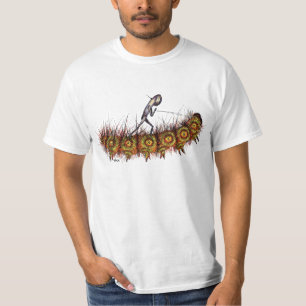 幼虫のサーファー Tシャツ