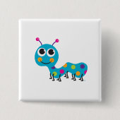 幼虫ボタン 缶バッジ (正面)