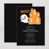 幽霊おもしろいないそう怖いハローウィンパーティ招待状 招待状 (正面/裏面)