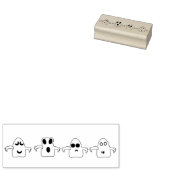 幽霊おもしろいイラストレーションスタンプ ラバースタンプ (押印)