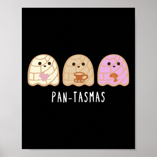 幽霊おもしろいコン不気味チャスメキシコ幽霊 ポスター (正面)