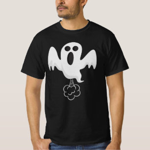 幽霊おもしろいファルト Tシャツ