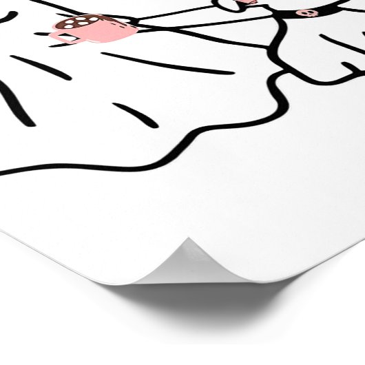 幽霊おもしろい歩くドッグ不気味シーズンハロウィーンCo ポスター (角)