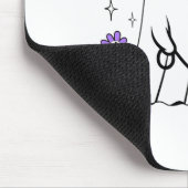 幽霊おもしろい歩くドッグ不気味幽霊コーヒーハロー マウスパッド (コーナー)