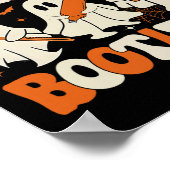 幽霊おもしろい歯科医ハロウィン製造スマイルBootif ポスター (角)