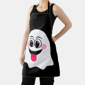 幽霊おもしろい絵文字！ エプロン (インサイチュ)