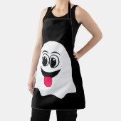 幽霊おもしろい絵文字！ エプロン (インサイチュ)