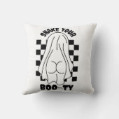 幽霊お尻デザイン- "Shake Your Boo-ty" クッション (裏面)
