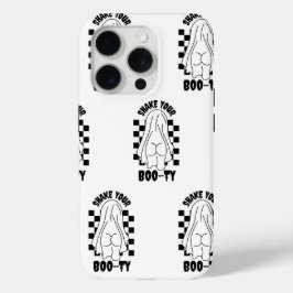 幽霊お尻デザイン- "Shake Your Boo-ty" iPhone 15 Proケース
