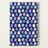 幽霊かわいいハロウィーン ノートブック (裏面)