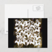 幽霊がブーって！ ポストカード (正面/裏面)