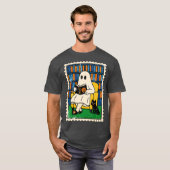 幽霊が読書中の本 Tシャツ (正面フル)
