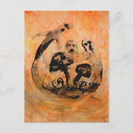 幽霊きのこ葉書 ポストカード