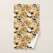 幽霊こうもりとカボキンハロウィンバスタオルセット バスタオルセット (ハンドタオル)