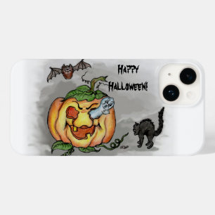 幽霊こうもりネコハッピーハローウィン! Case-Mate iPhone 14ケース