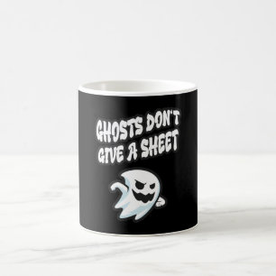 幽霊たちおもしろいスローグンハロウィーン コーヒーマグカップ