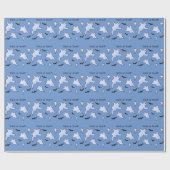 幽霊たちこうもり包装紙 ラッピングペーパー (フラット)