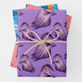 幽霊たちゴブリン魔女キャンディデザインパーフェクトハロウィーン ラッピングペーパーシート (インサイチュ)