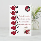 幽霊たちパレードハロウィーンこうもり挨拶 シーズンカード (スタンド正面)