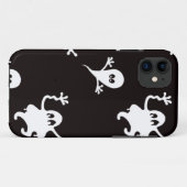 幽霊たち黒 Case-Mate iPhoneケース (裏面(横))