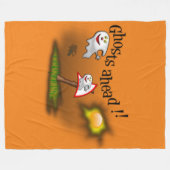 幽霊たち フリースブランケット (正面(横))