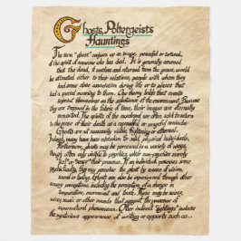 幽霊たち、ポルターガイスト、ハント フリースブランケット