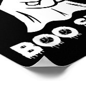 幽霊だってブーって言うわ ハロウィン おばけ ポスター (角)