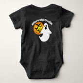 幽霊とこうもりの月光 ベビーボディスーツ (裏面)