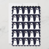 幽霊とこうもりハロウィンカード シーズンカード (正面)