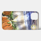 幽霊とカボチャのある海辺のホラーシーン Case-Mate iPhoneケース (裏面 (横))