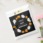 幽霊とカボチャのハロウィーンで星空の夜 フェイバーバッグ (封をした状態)