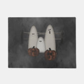 幽霊とカボチャのハロウィーン ドアマット (正面)