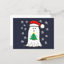 幽霊とクリスマスツリー