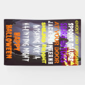 幽霊とゴブリンズハインティングナイト引用文 横断幕 (横)