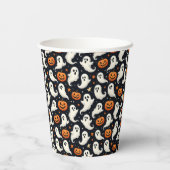 幽霊とジャックランタン 紙コップ (裏面)