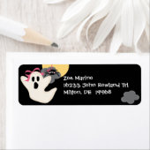 幽霊とスパイダーの差出人住所ラベル ラベル (インサイチュ)