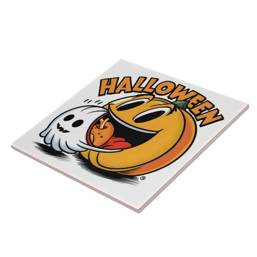 幽霊とパンプキ祝ンハロウィン! タイル (側面)