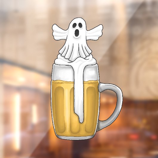 幽霊とビールの時間  ウィンドウサイン (シート2)