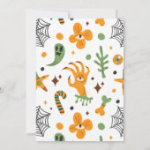 幽霊とモンスターハンズハロウィンコスチュームパーティー 招待状 (裏面)