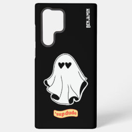 幽霊とラブアイズ'sup dudeカスタマイズ可能 samsung galaxy s22 ultraケース