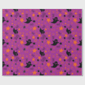 幽霊と星Booとのシームレスラッピング紙 ラッピングペーパー (フラット)