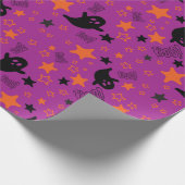 幽霊と星Booとのシームレスラッピング紙 ラッピングペーパー (角)