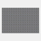 幽霊と猫コケットハロウィンボウ ラッピングペーパーシート (正面)