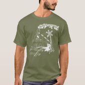 幽霊と砂利 Tシャツ (正面)