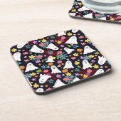 幽霊と花 コースター (左側)